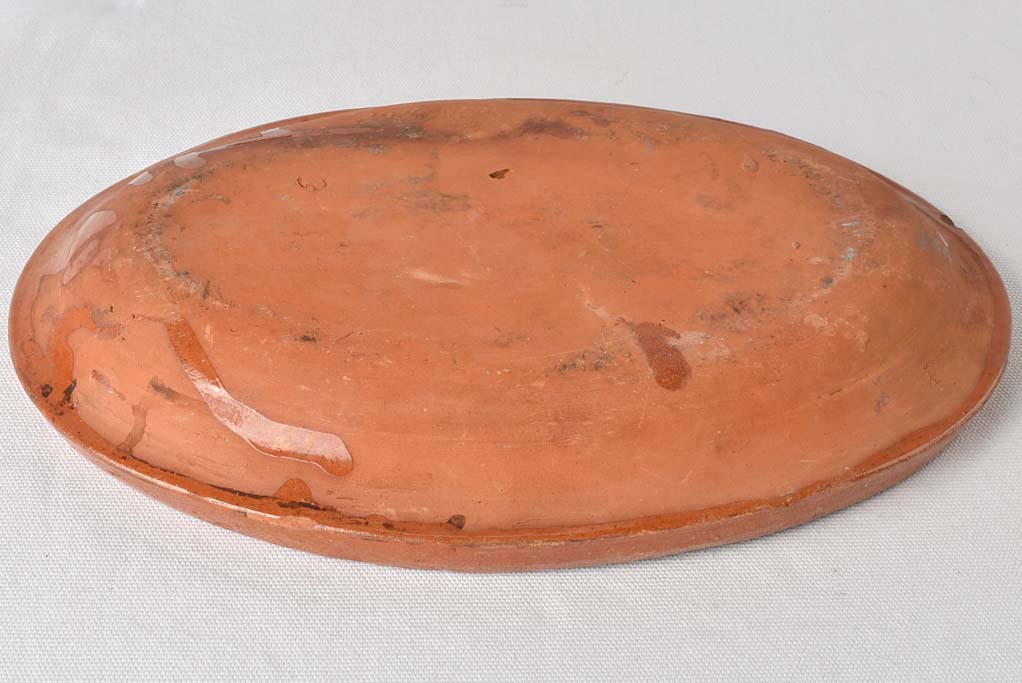 Aged ceramic Provençal ovenware