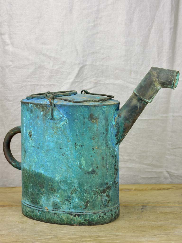 Early 20th Century French agricultural copper watering can