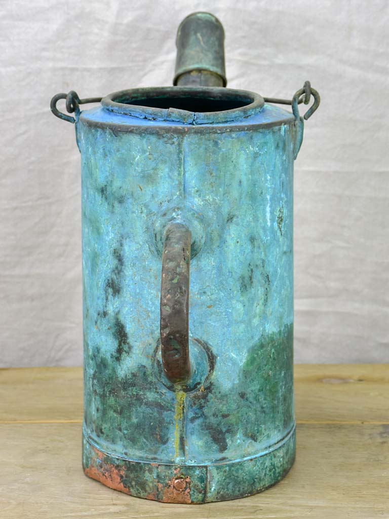 Early 20th Century French agricultural copper watering can