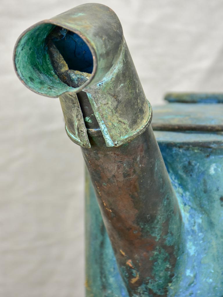 Early 20th Century French agricultural copper watering can