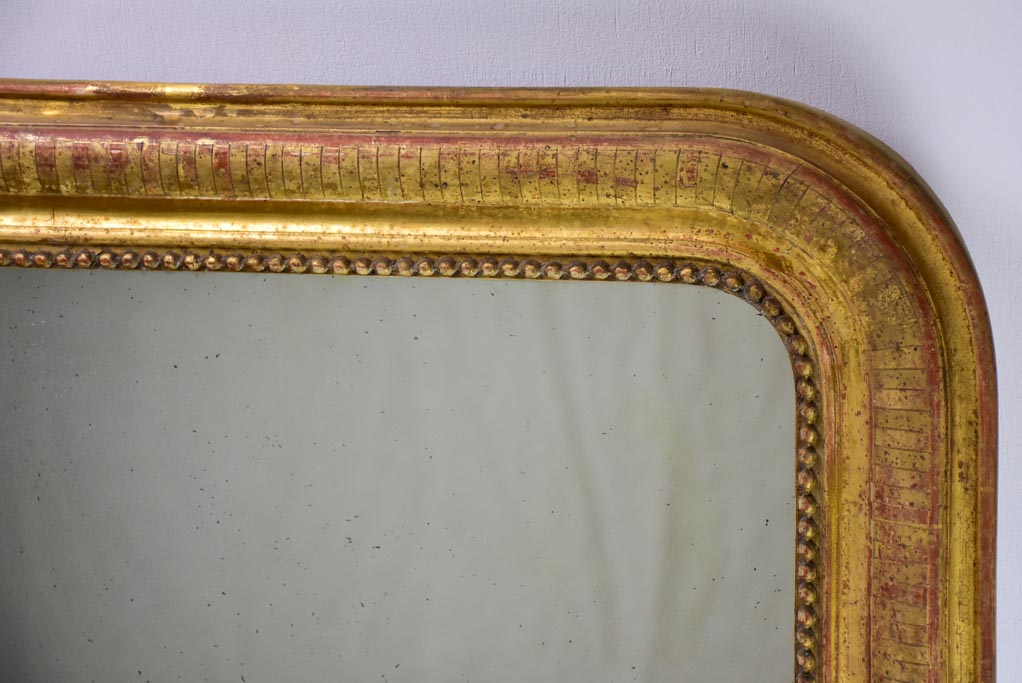 19th Century French Louis Philippe mirror with pretty gilt frame 26" x 36½"