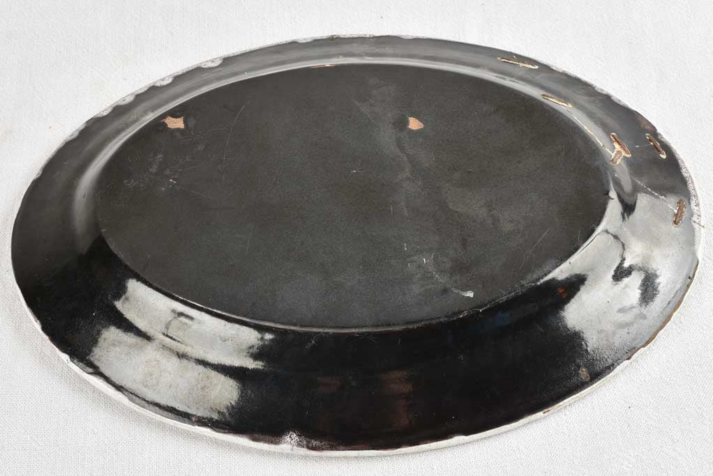 Pair of early 19th century French platters 16½"