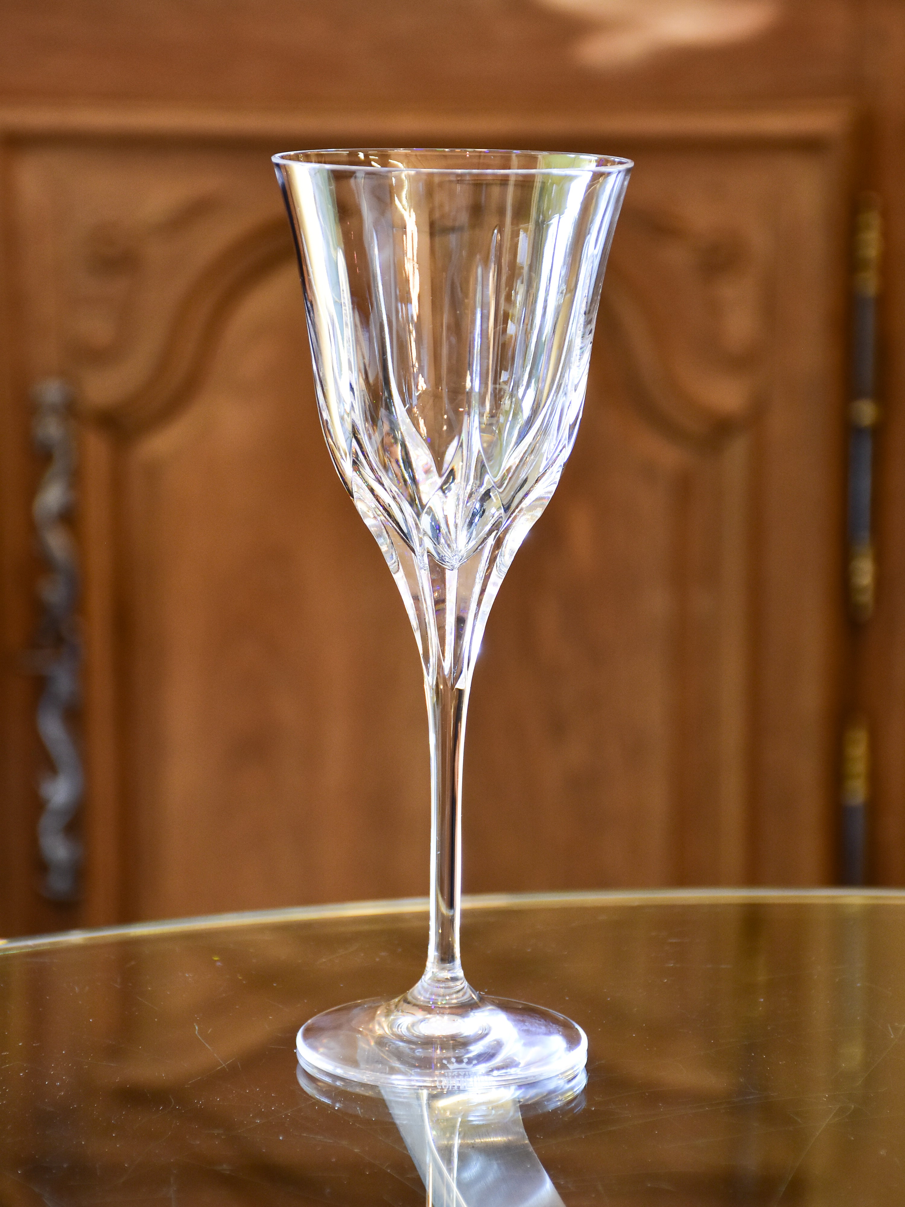 Vintage Italian crystal wine glasses