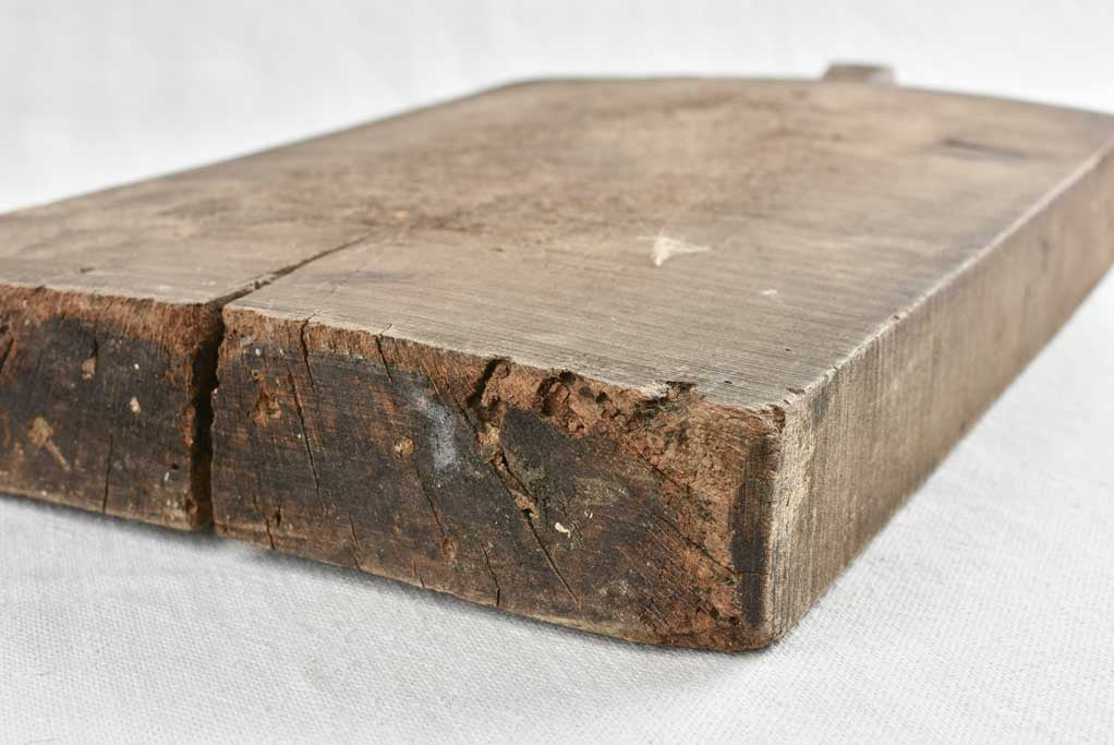 Antique French cutting board - oak - 17¾"