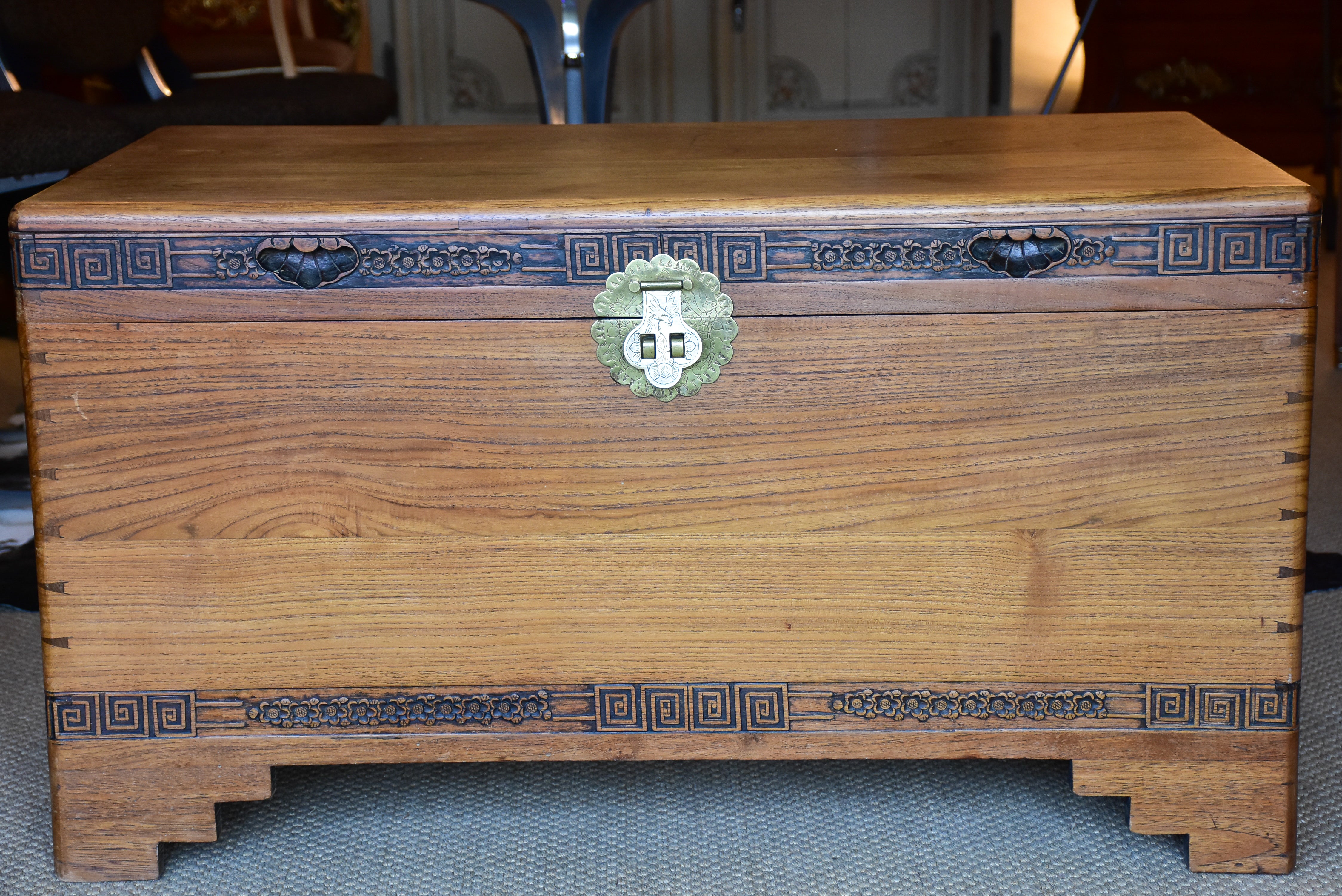 Camphor shipping trunk