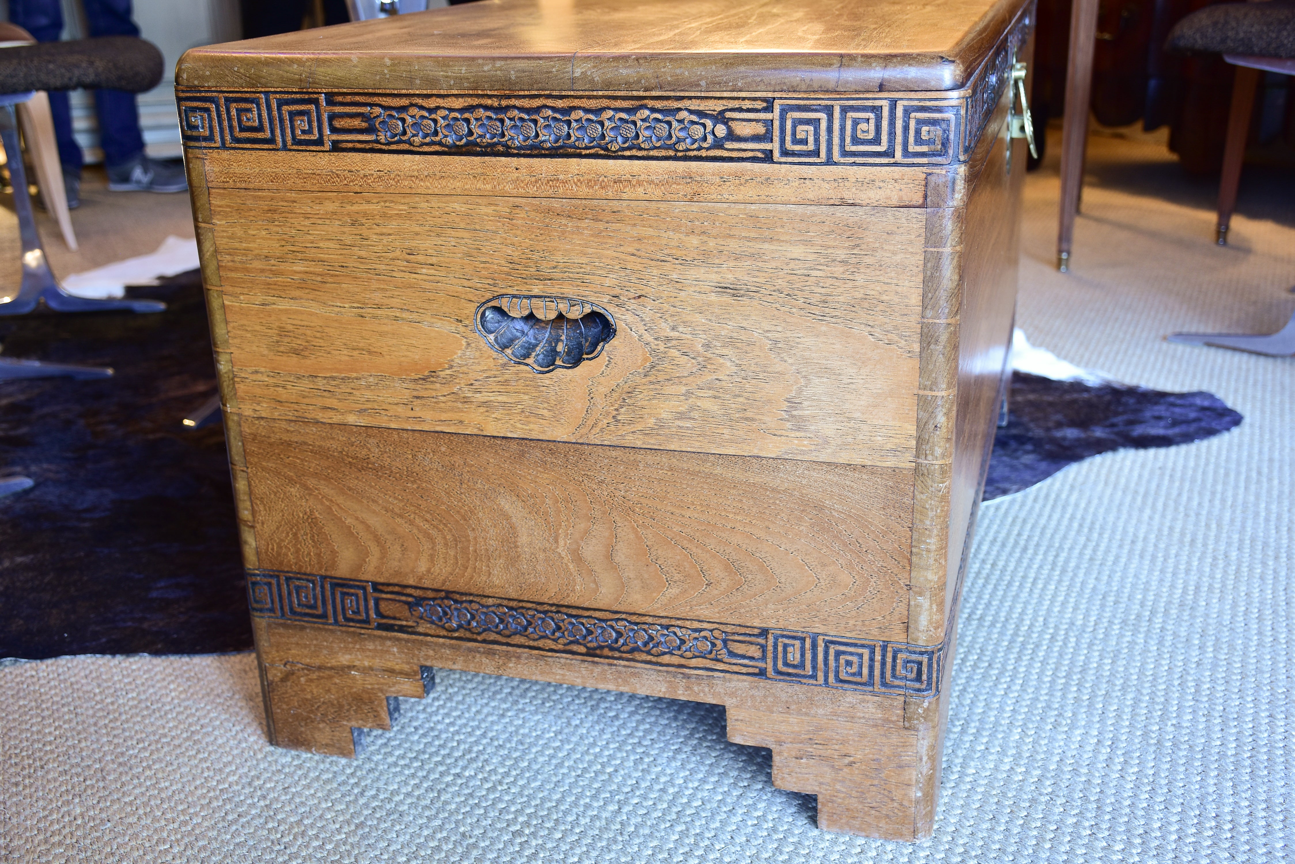 Camphor shipping trunk