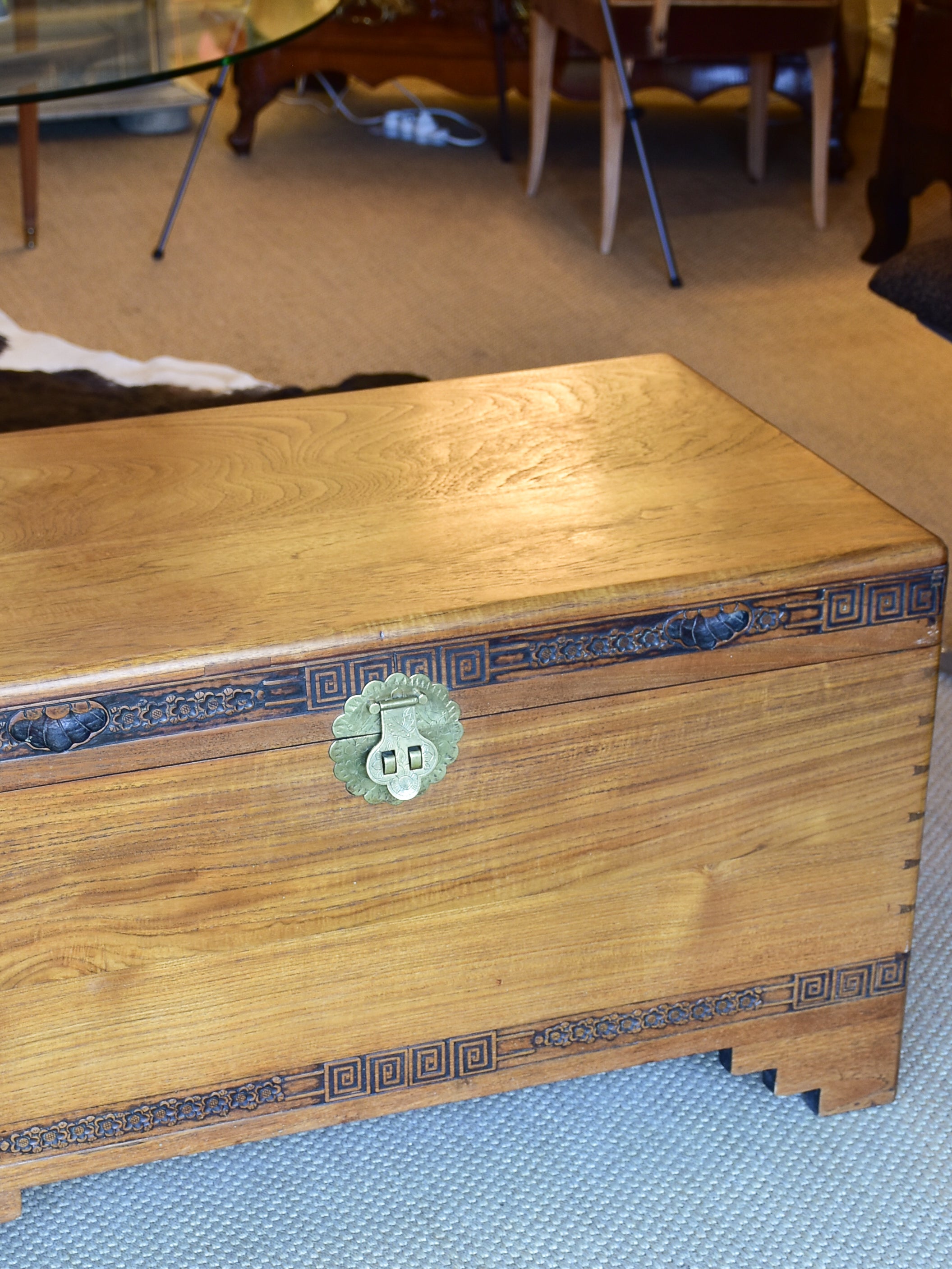 Camphor shipping trunk