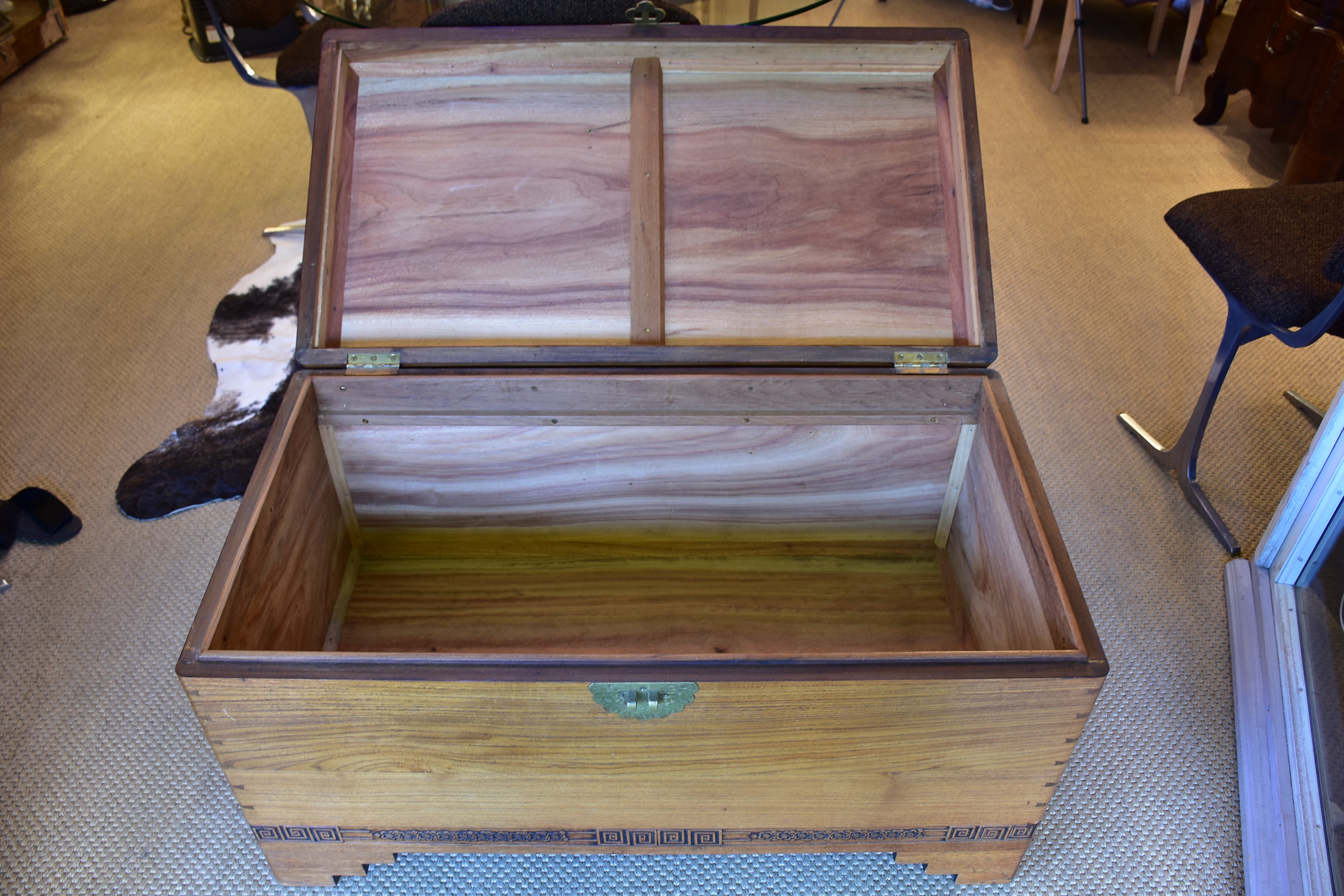 Camphor shipping trunk