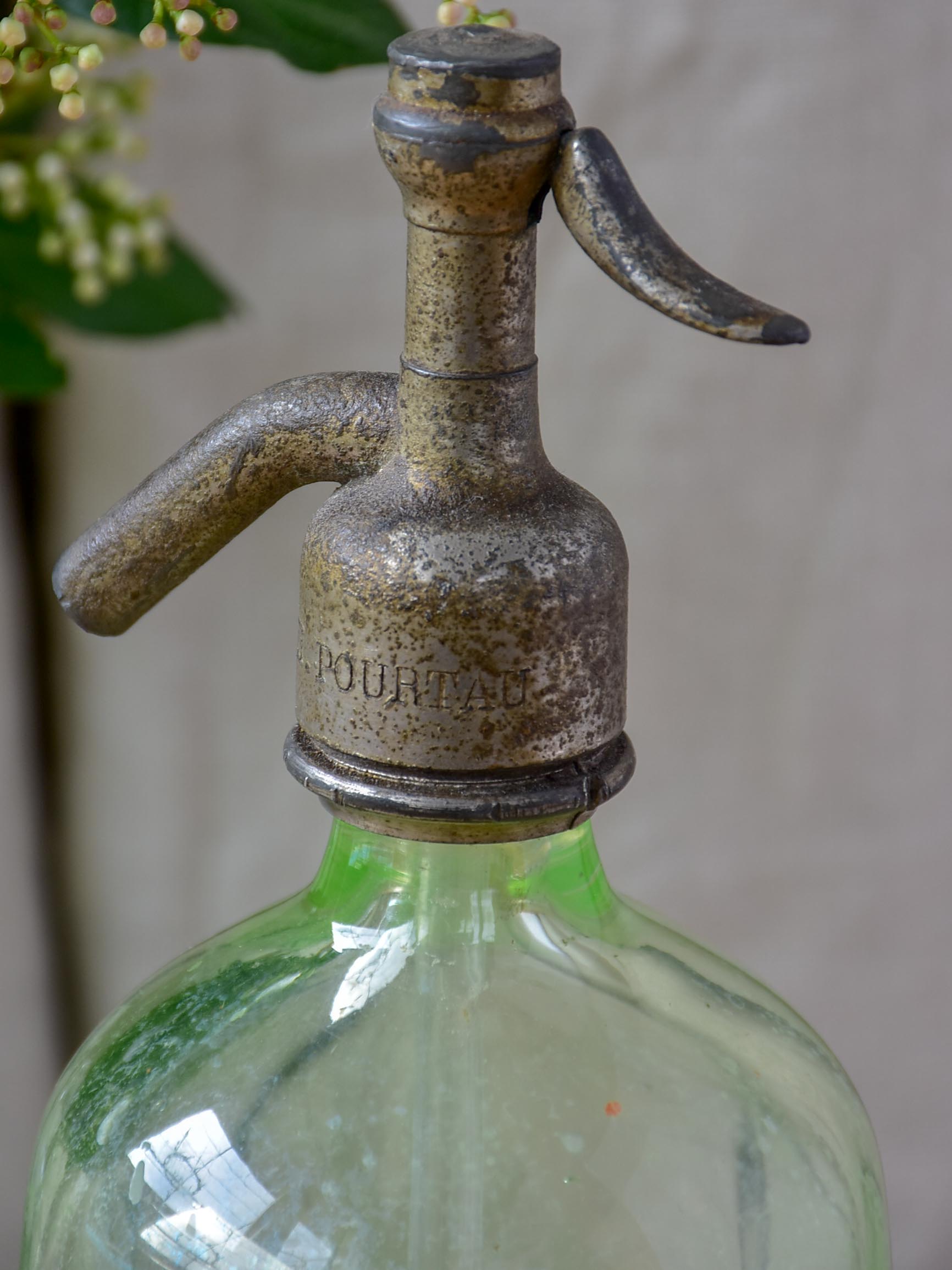 Antique French seltzer bottle