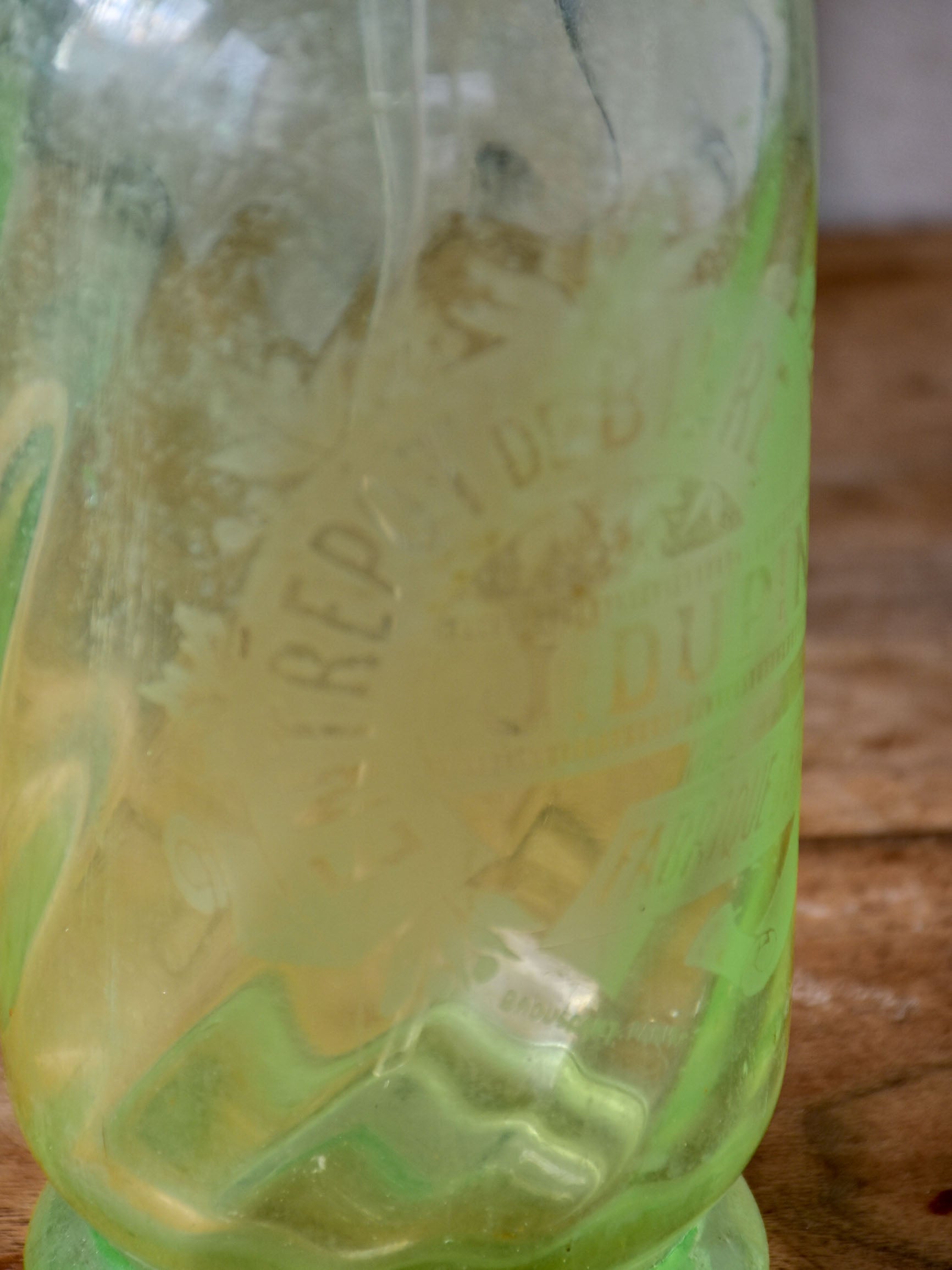 Antique French seltzer bottle