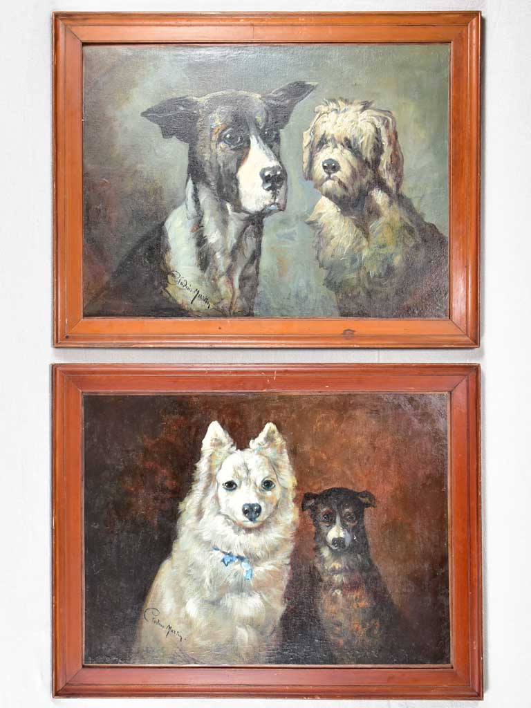 Vintage Claudius Martin Dog Portraits