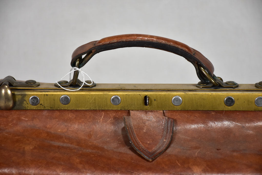 Late 19th century French leather doctor's bag