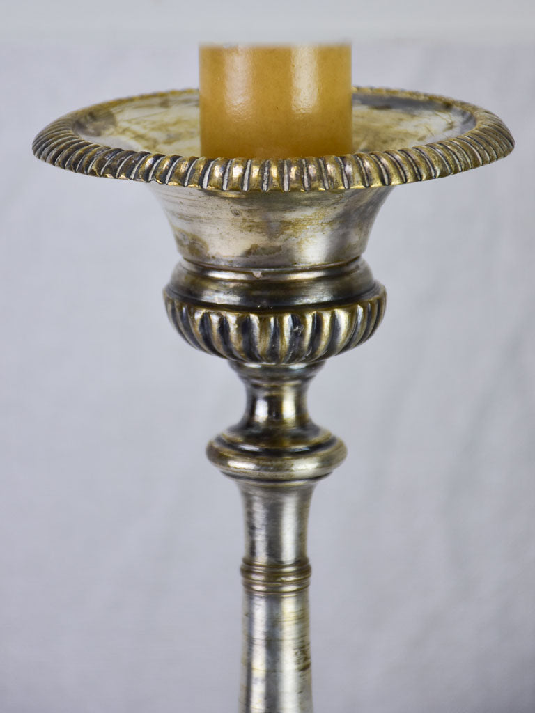 19th Century French candlestick lamp - large 32"