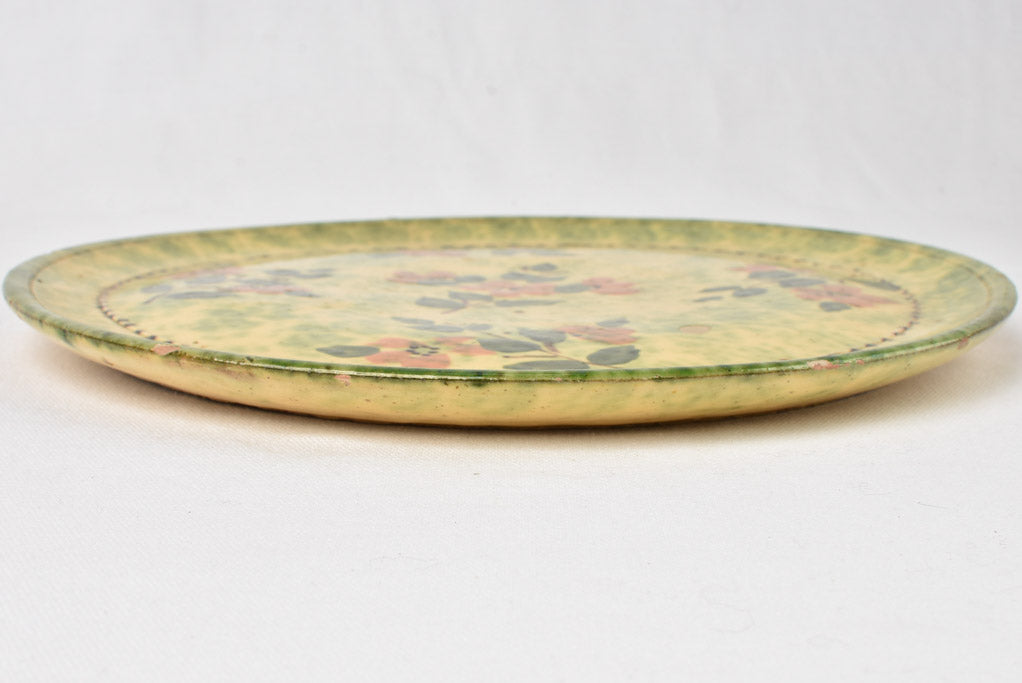 Decorative ceramic dessert serving dish