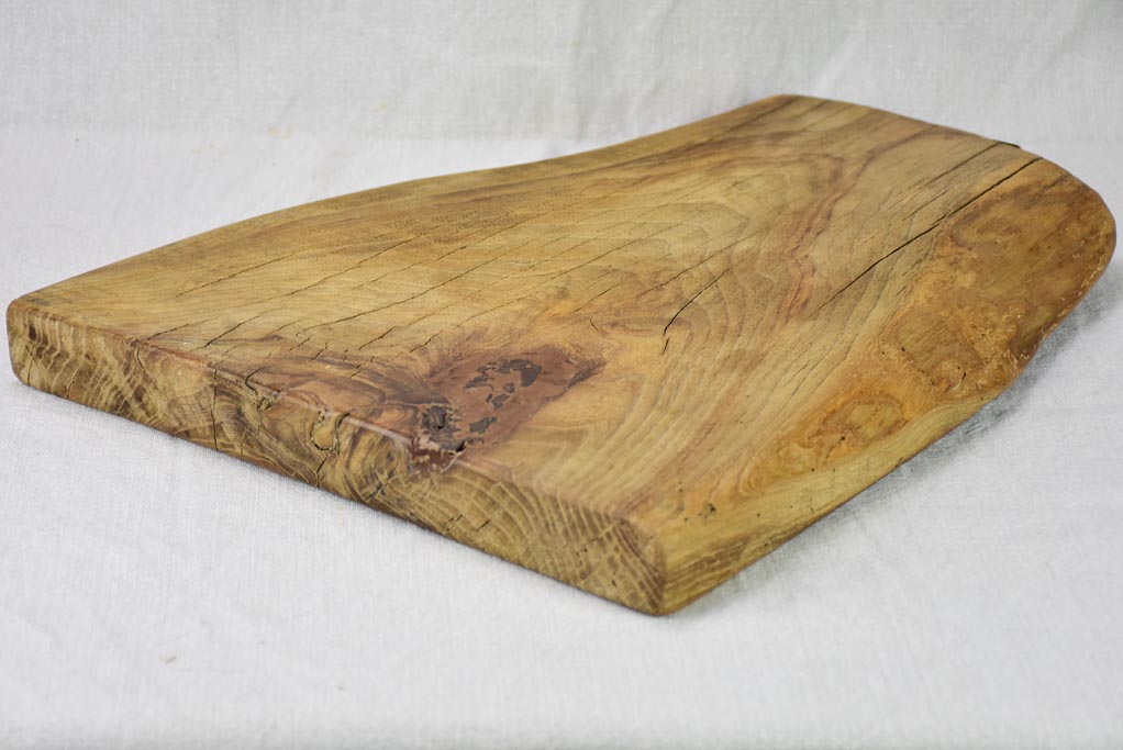 Vintage French cutting board with handle 15" x 18½"