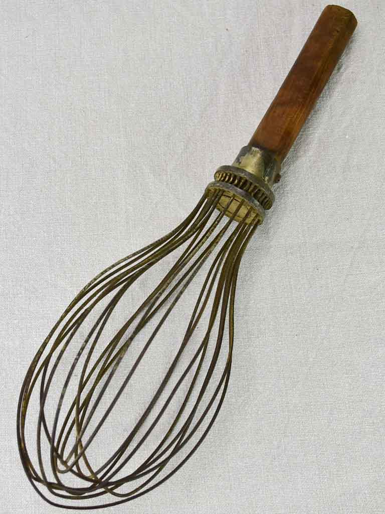 Large baker's whisk from the 19th century patisserie 17¼"