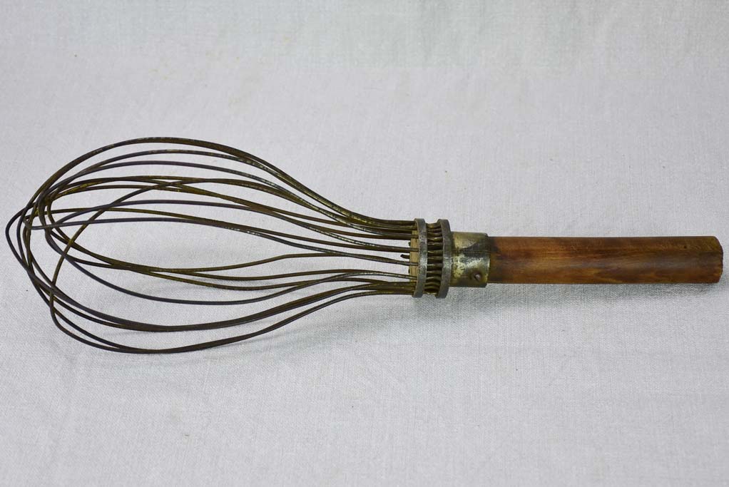 Large baker's whisk from the 19th century patisserie 17¼"