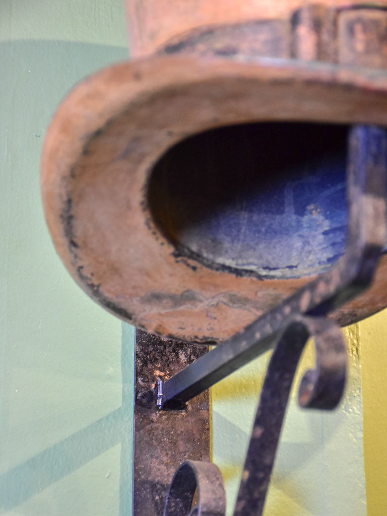 19th Century French sign from a milliner's shop with a top hat