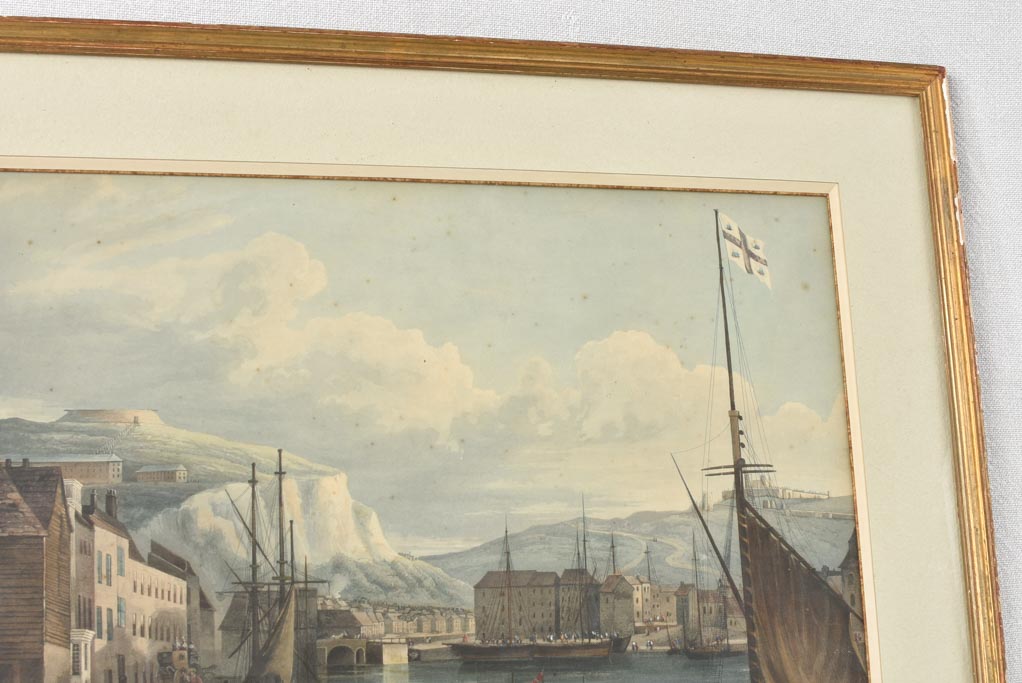 19th century maritime painting 18" x 22½"