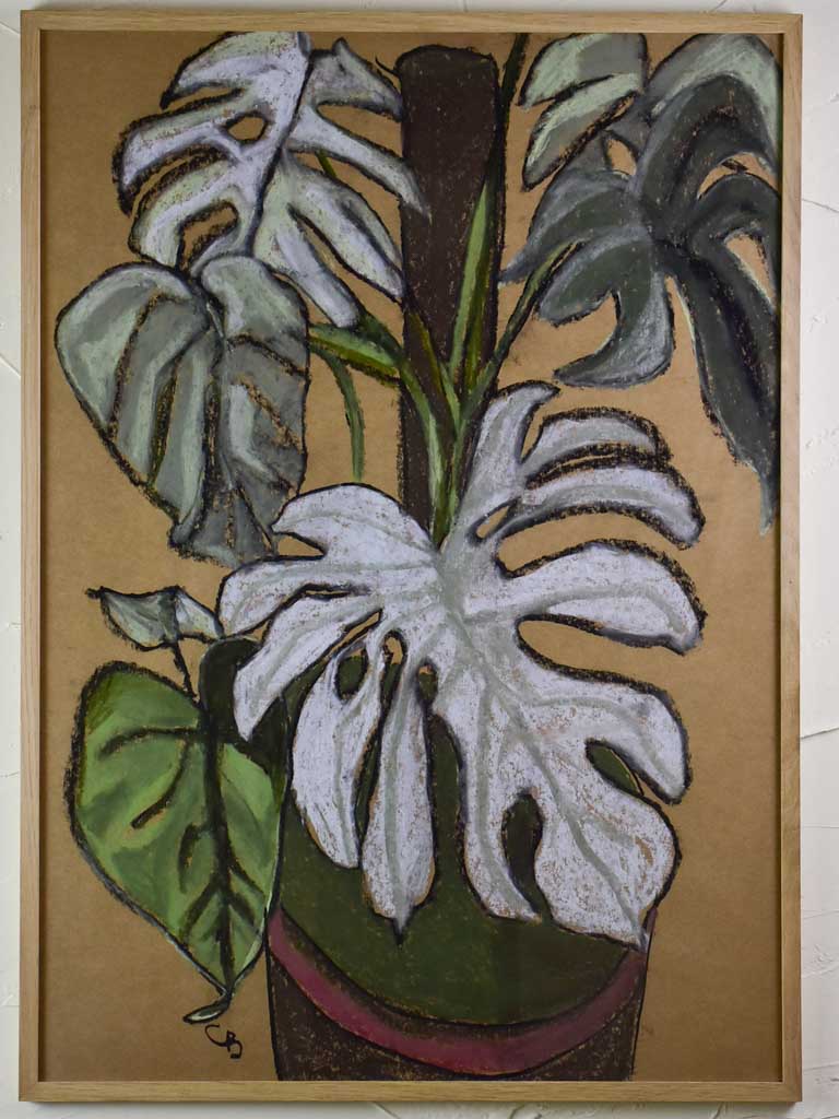 Monstera by Caroline Beauzon - green 34¼" x 24½"