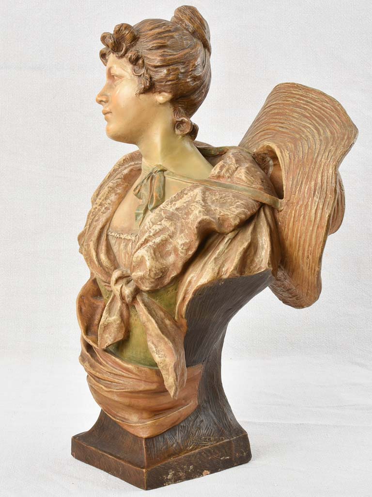 Precious Austrian Goldschieder Woman Figure