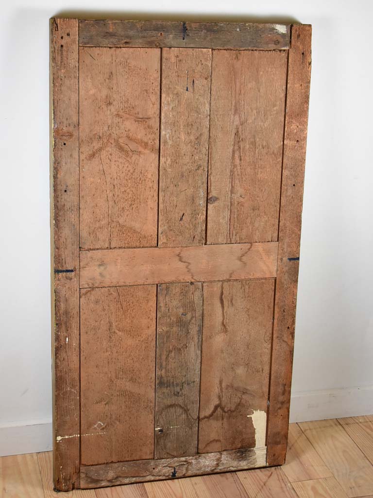 Large early 19th-century Restoration mirror with two panes 27¼" x 50"