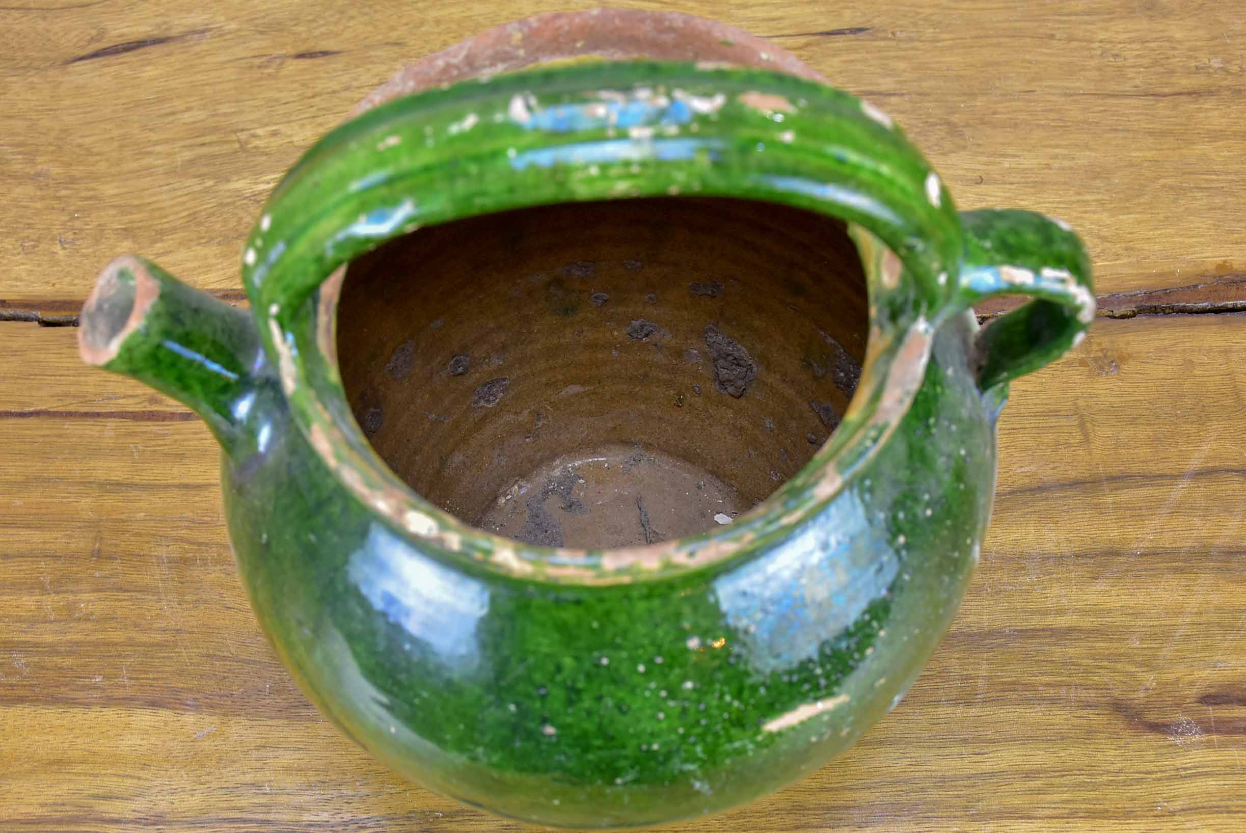 19th Century green water jug