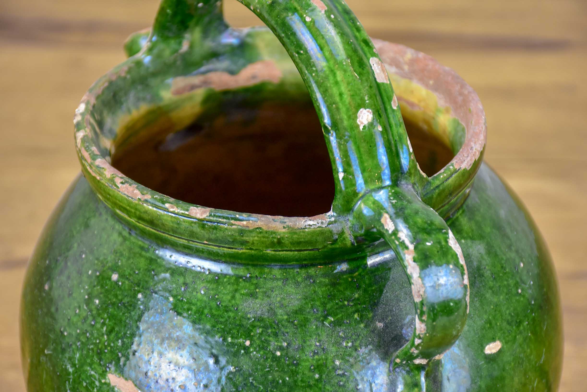 19th Century green water jug