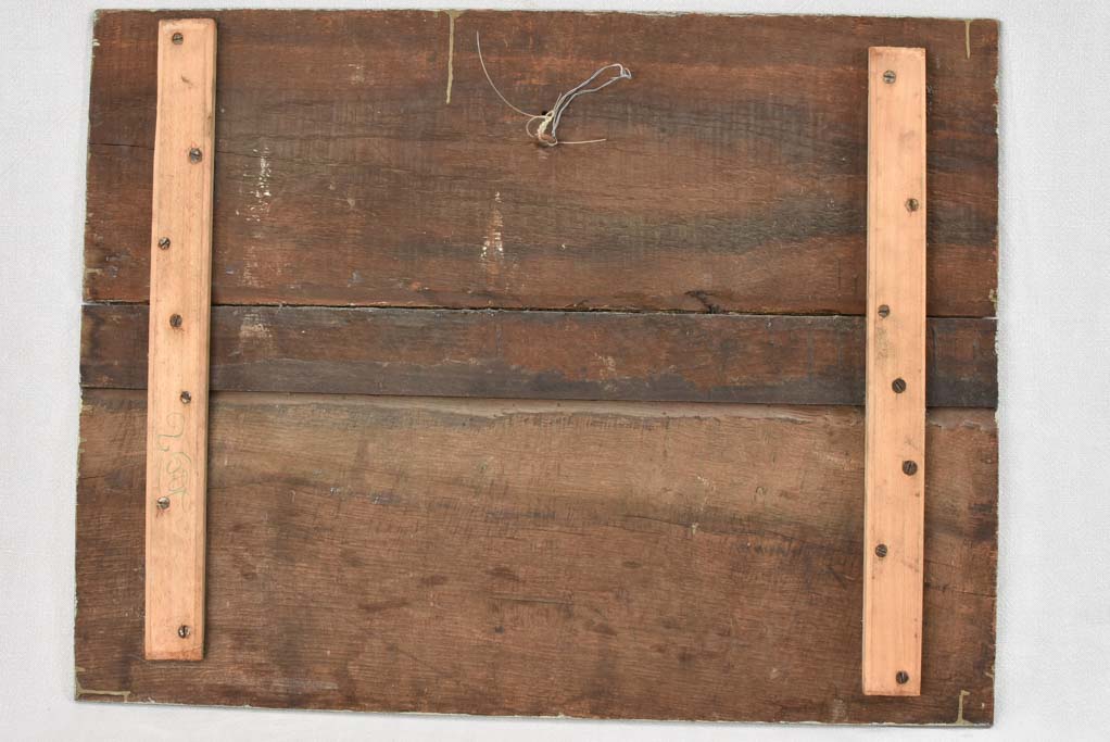 Salvaged Louis XVI gilt wood wall panel 24" x 31"