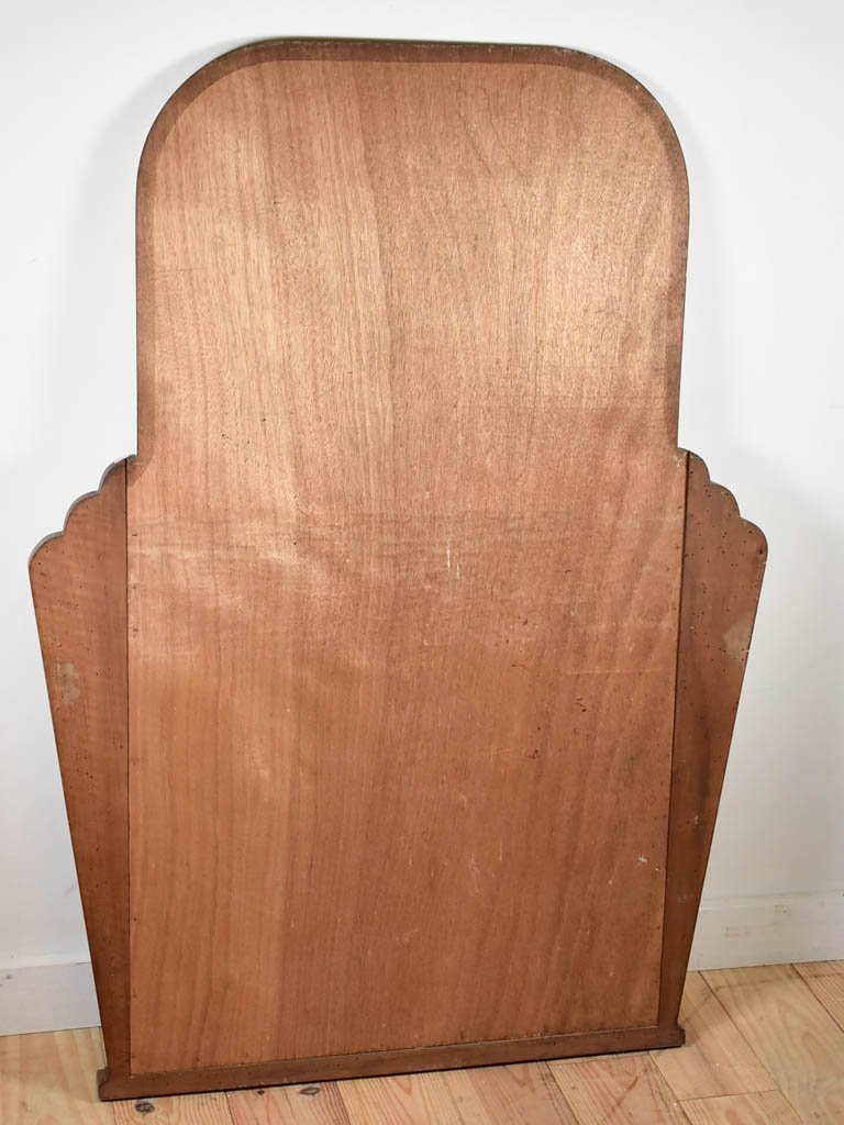 Large Art Deco mirror with rosewood