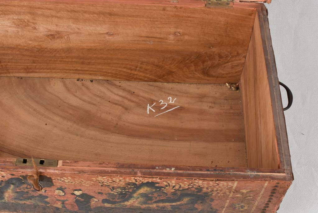 Cultural Antique Camphor Wood Chest