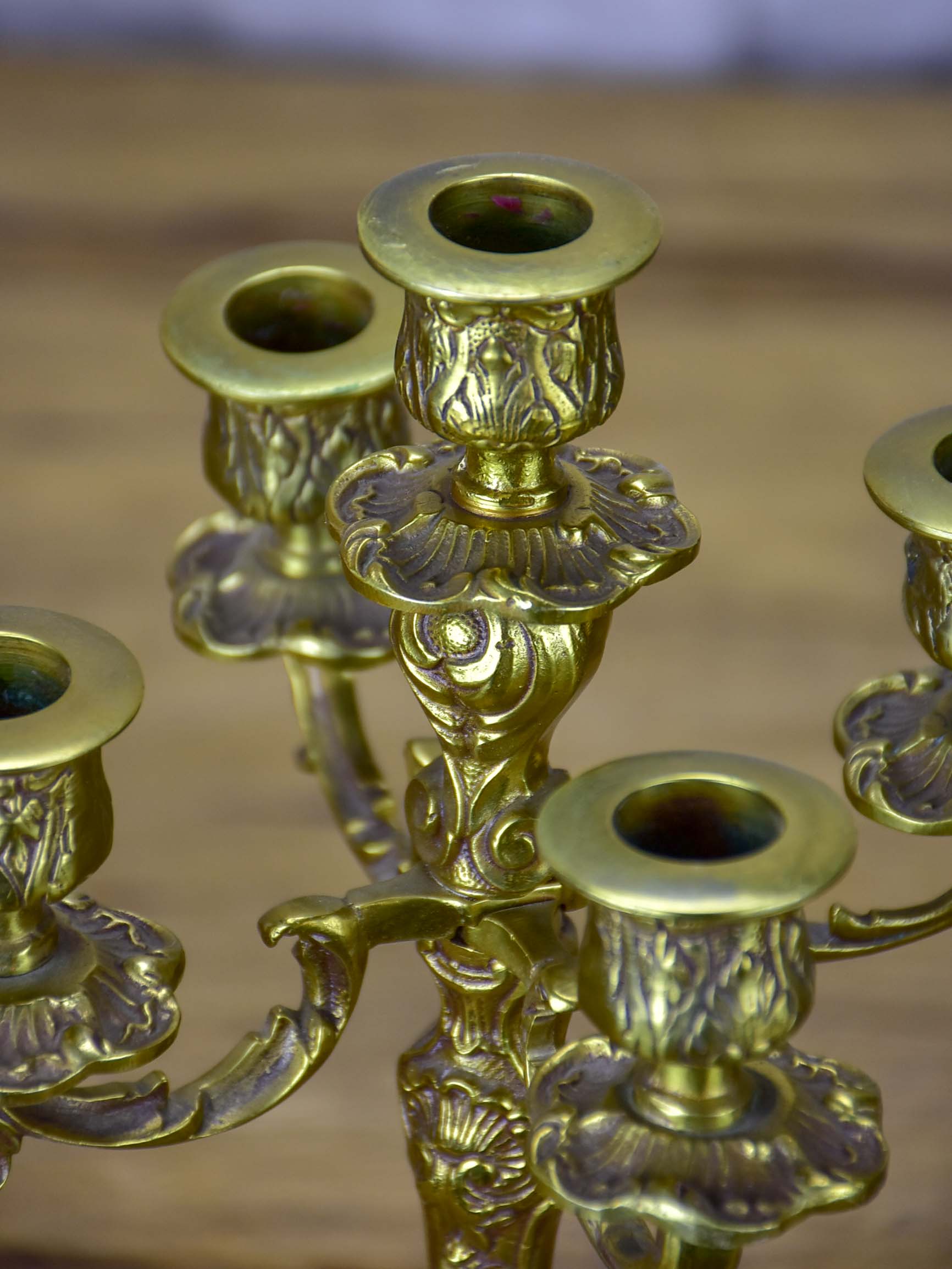 Pair of early 20th Century Belgian candlesticks