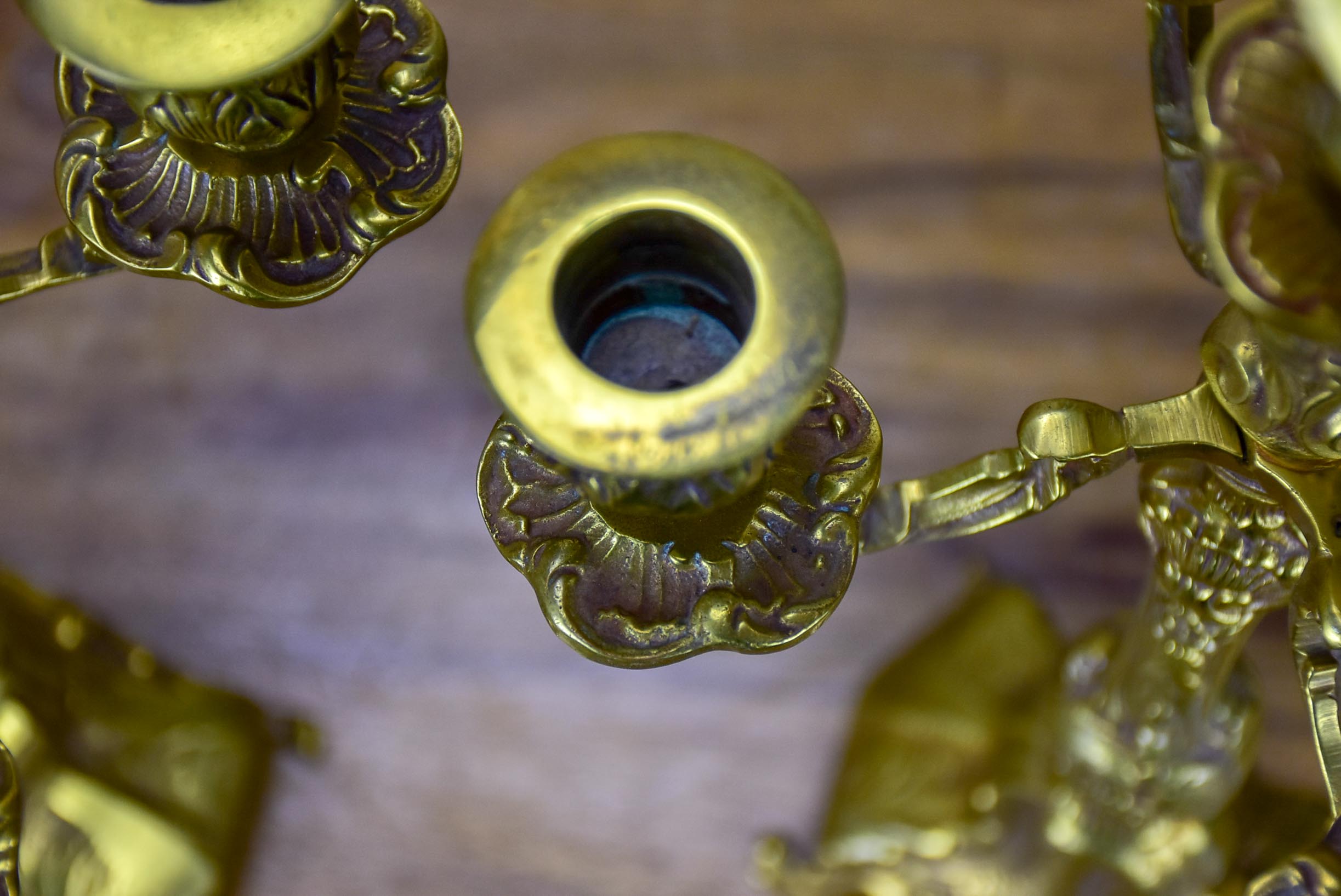 Pair of early 20th Century Belgian candlesticks