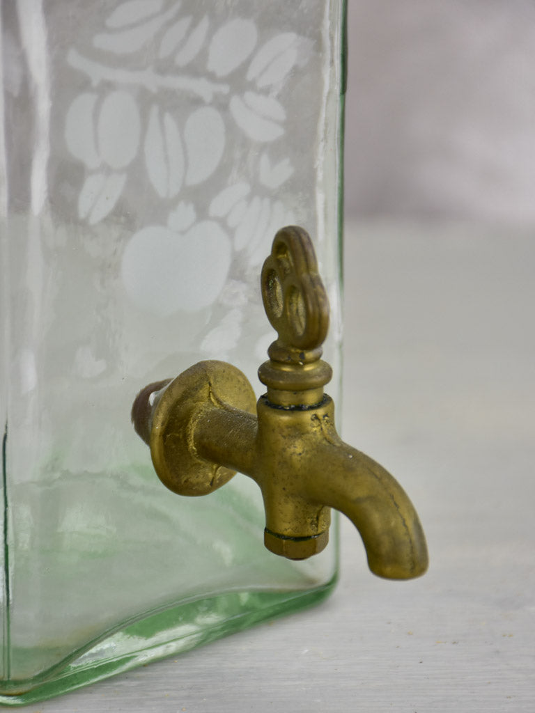 Vintage olive oil dispensing bottle