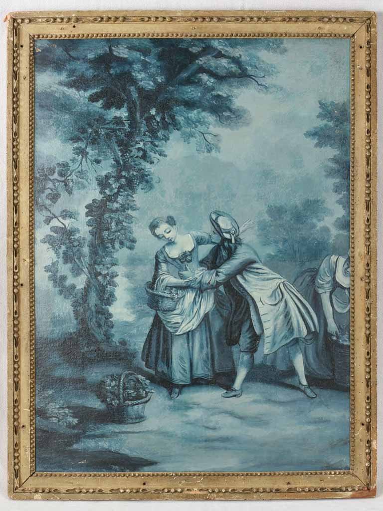 18th century Romantic Louis XVI painting 37¾" x 28¾"