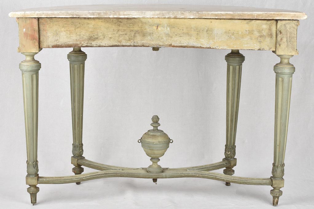 18th century Louis XVI console with marble top 48"