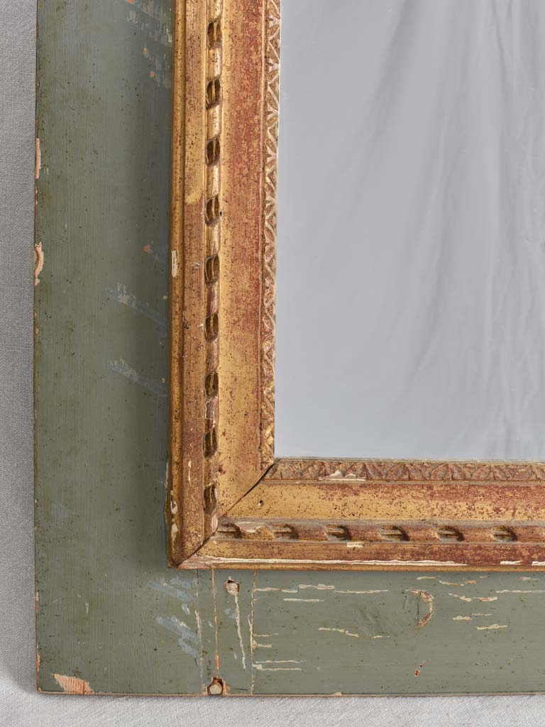 18th century Louis XVI trumeau boiserie mirror 30¾" x 48¾"