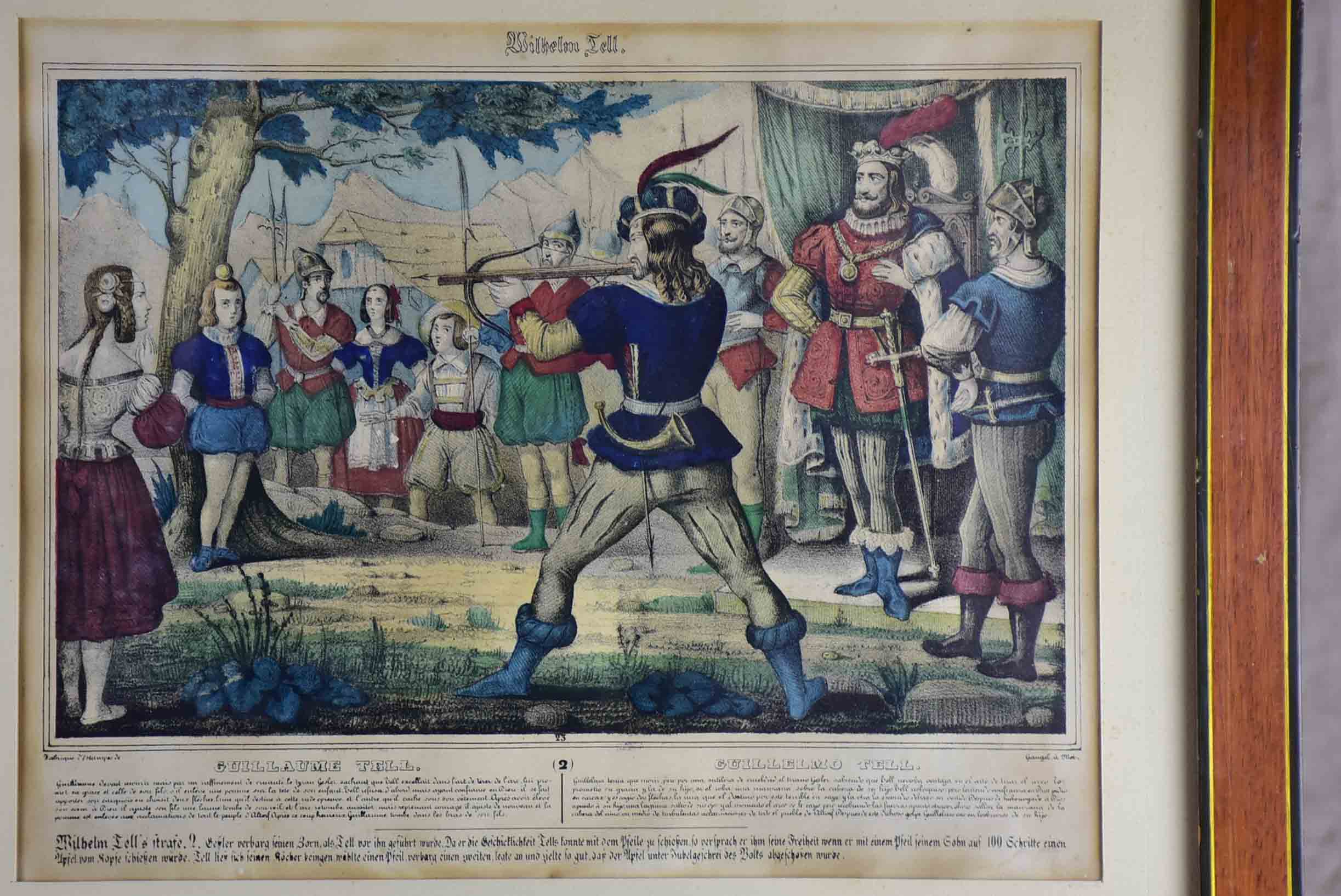 Antique William Tell prints 25 ½'' x 30 ¼''