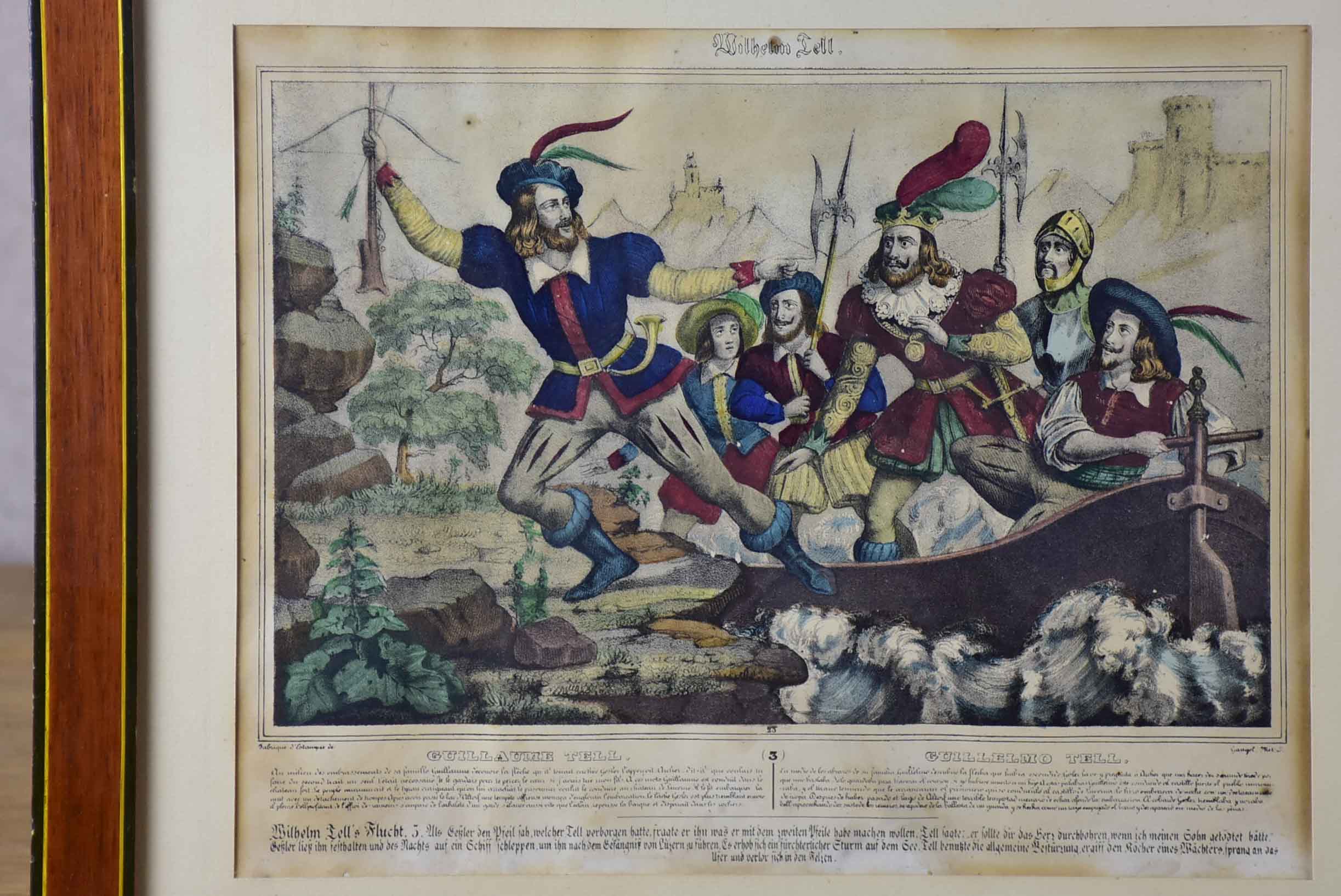 Antique William Tell prints 25 ½'' x 30 ¼''