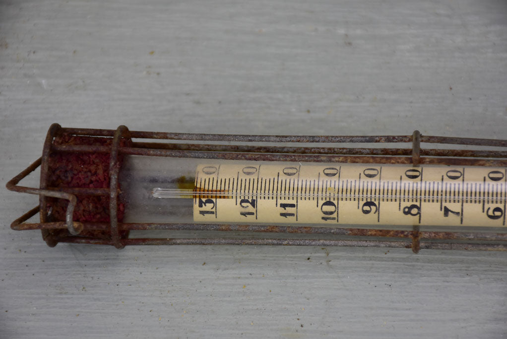 Antique French cooking thermometer for preserves