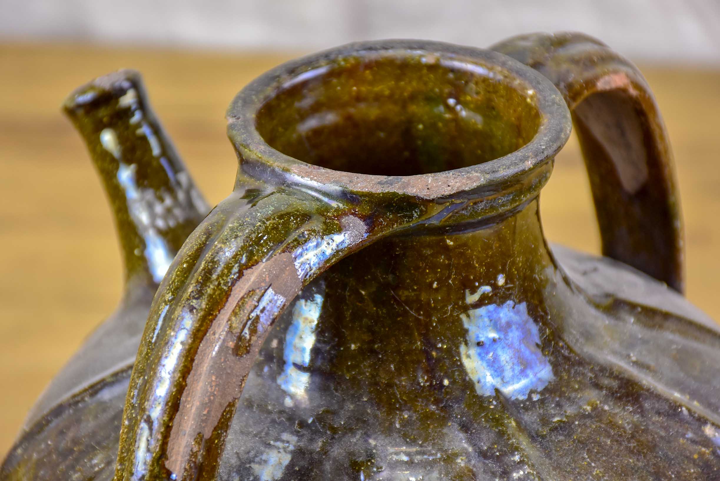 19th Century water flagon from the Auvergne - 'Buire'