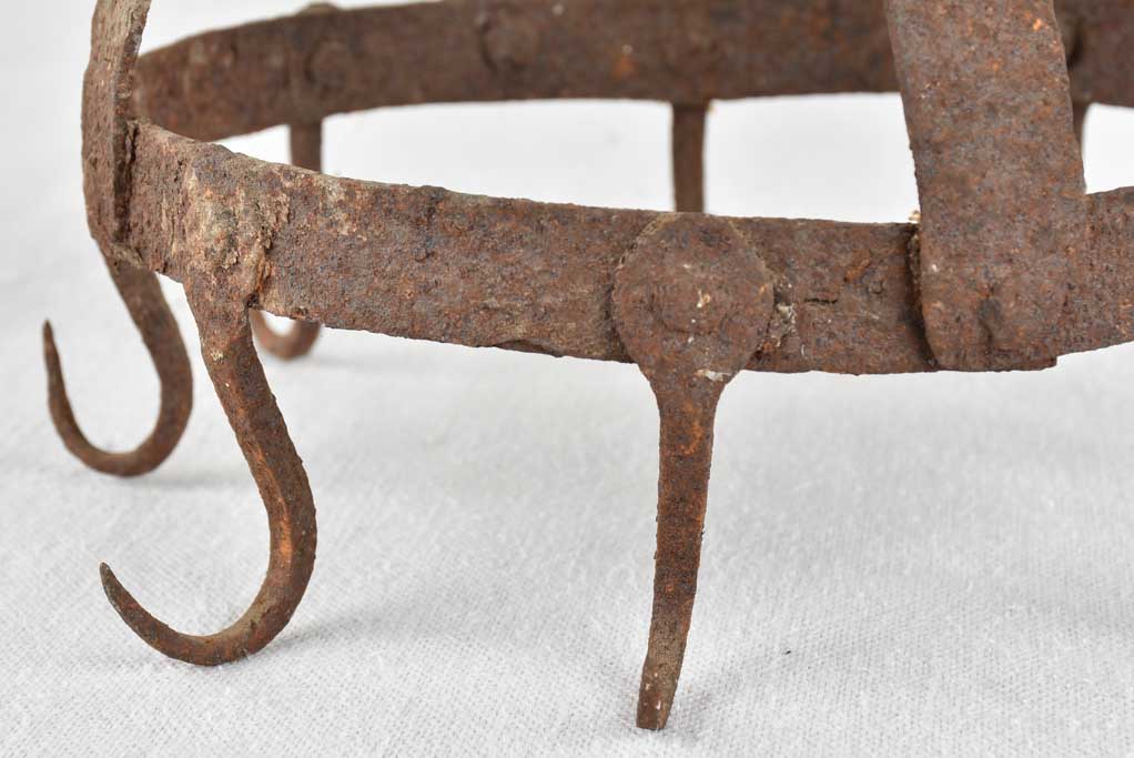 19th century charcuterie hooks - 10¼"