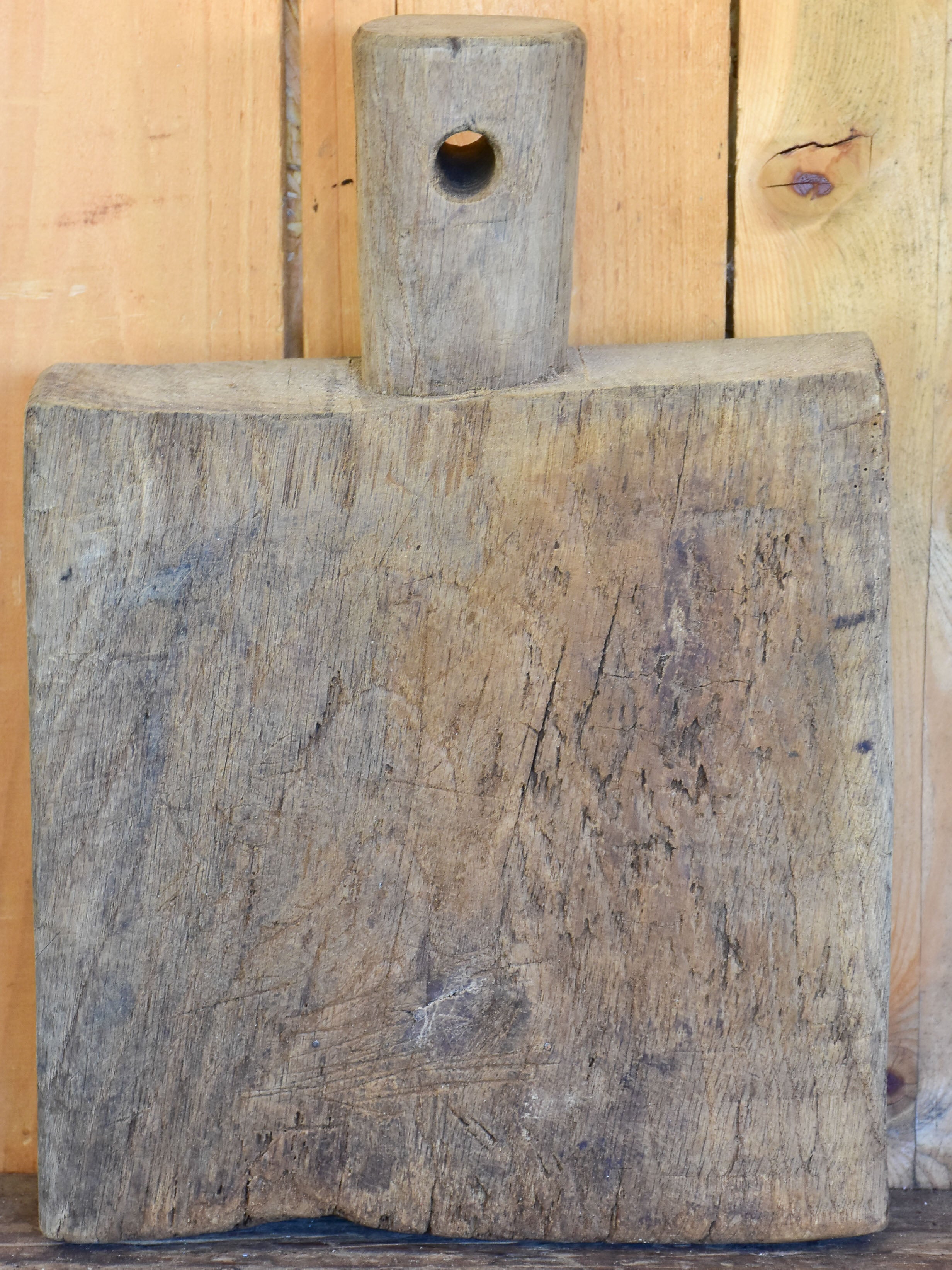 Very thick antique French cutting board