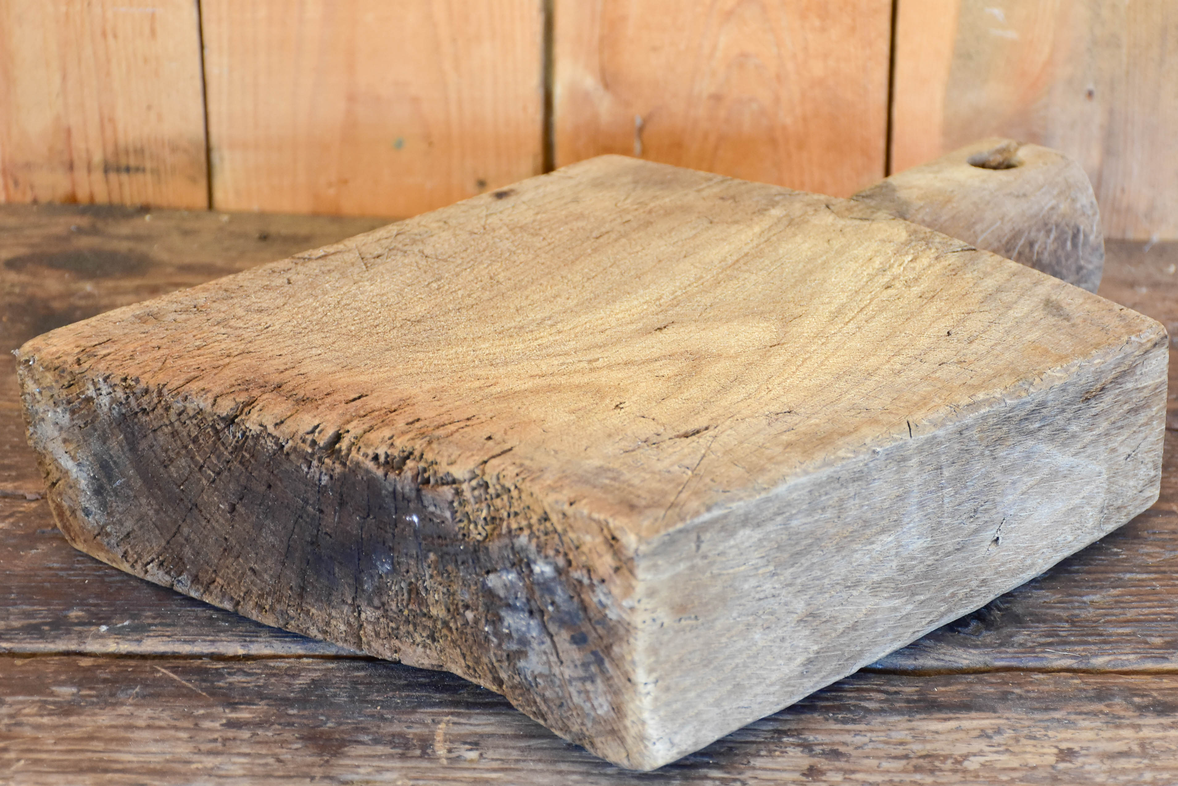 Very thick antique French cutting board