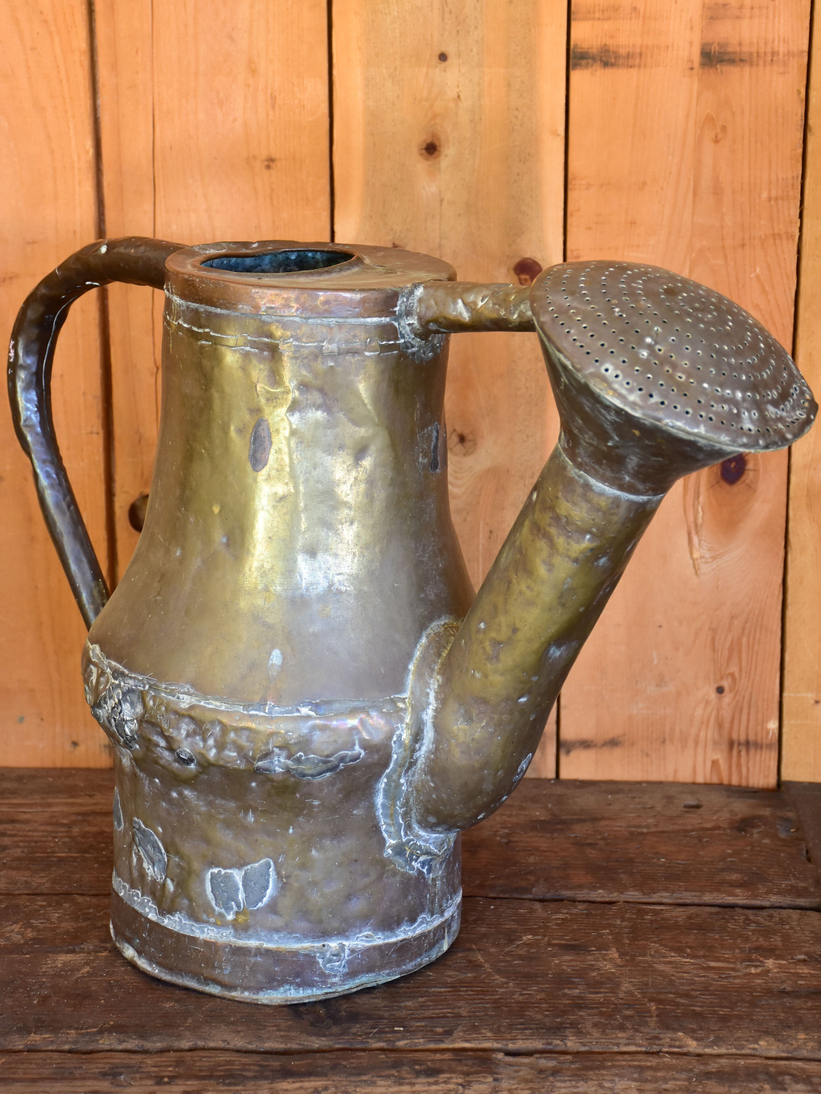 18th century copper watering can