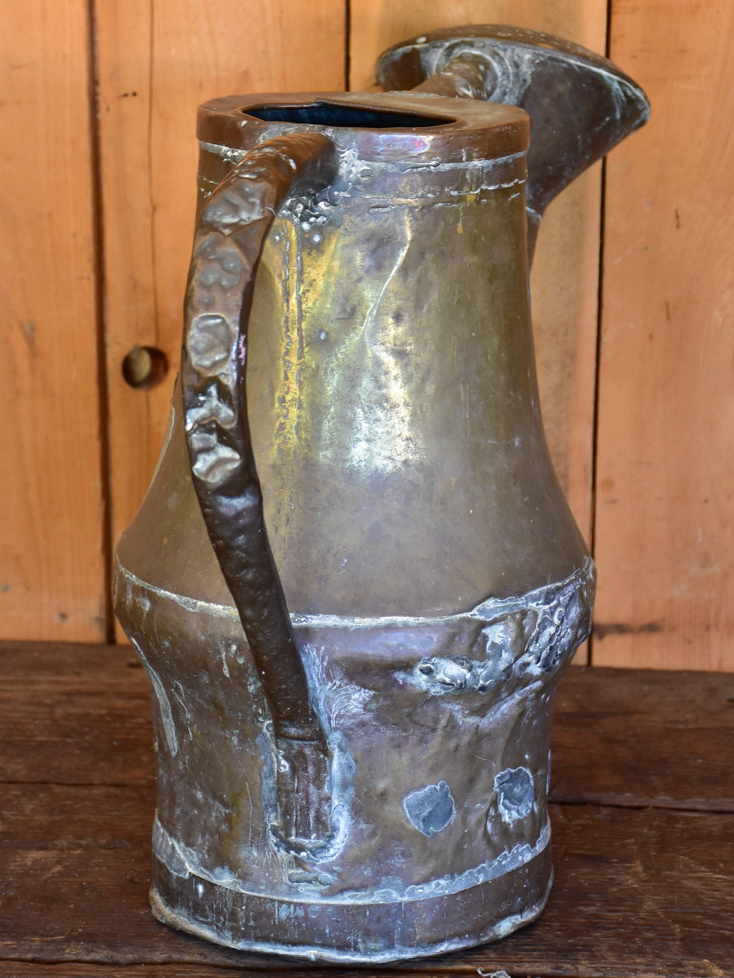 18th century copper watering can