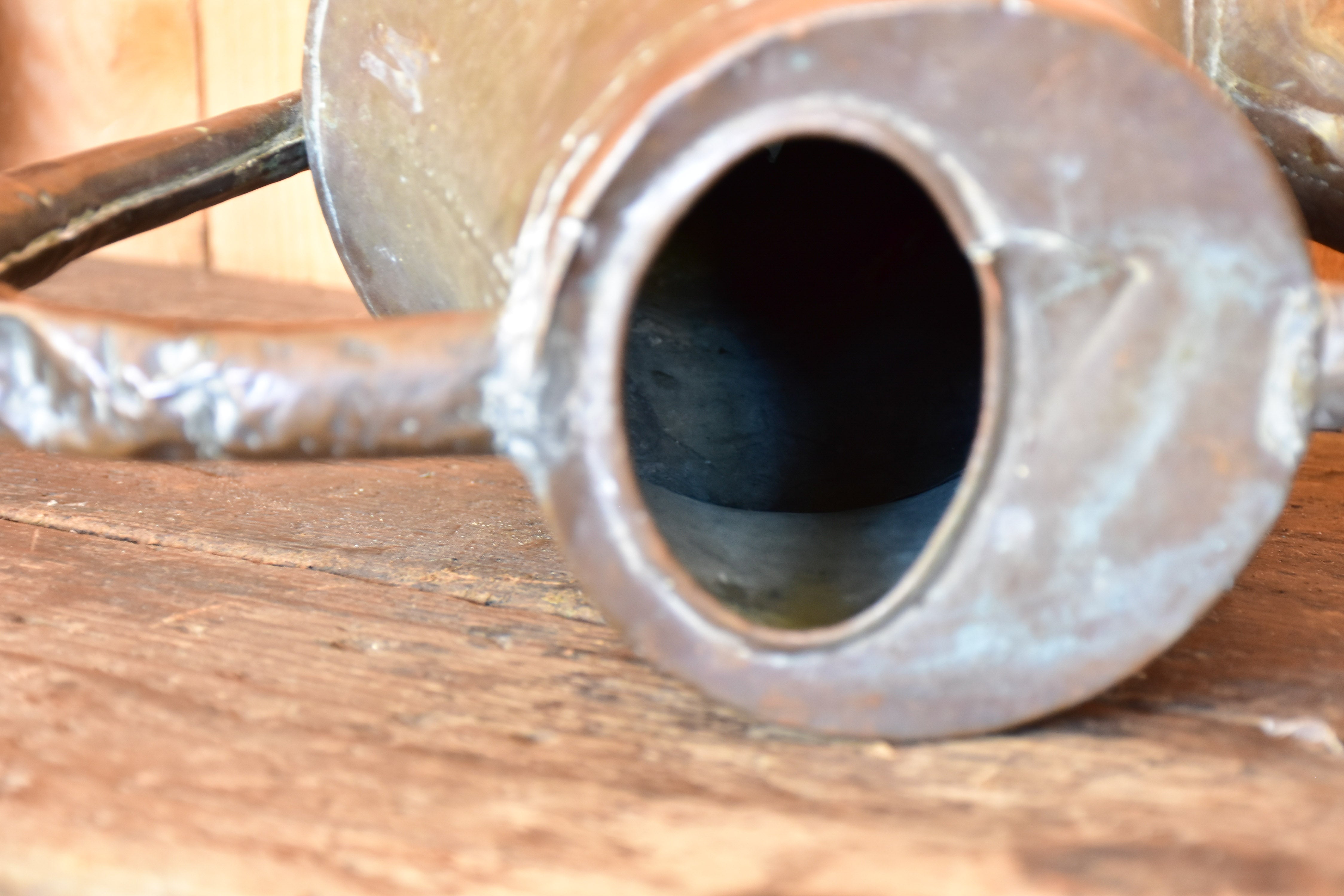 18th century copper watering can