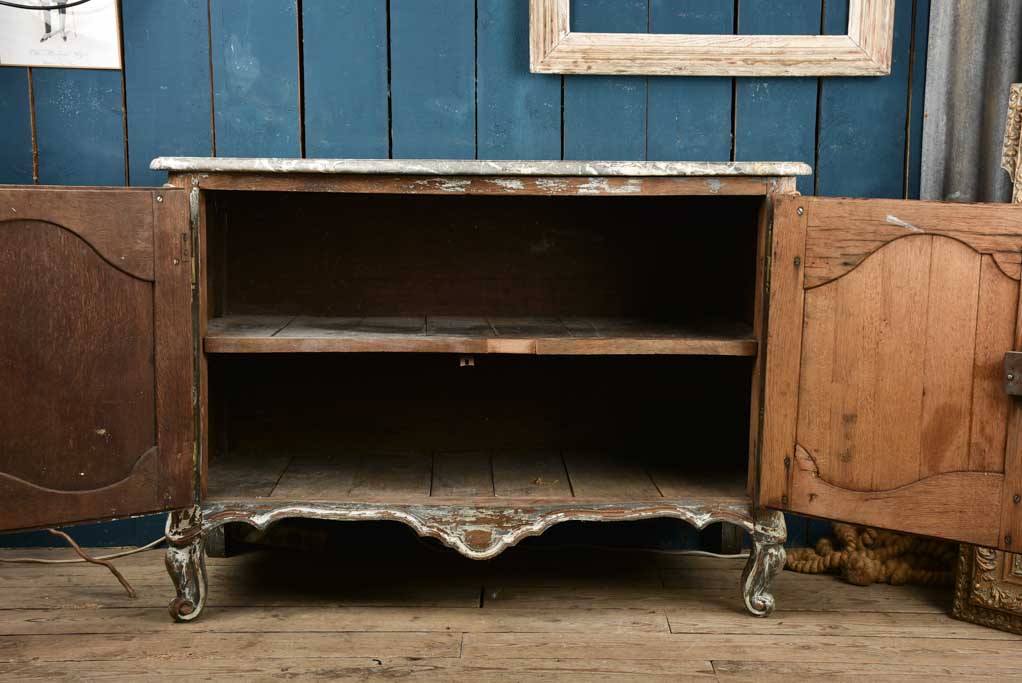 18th century marble top buffet