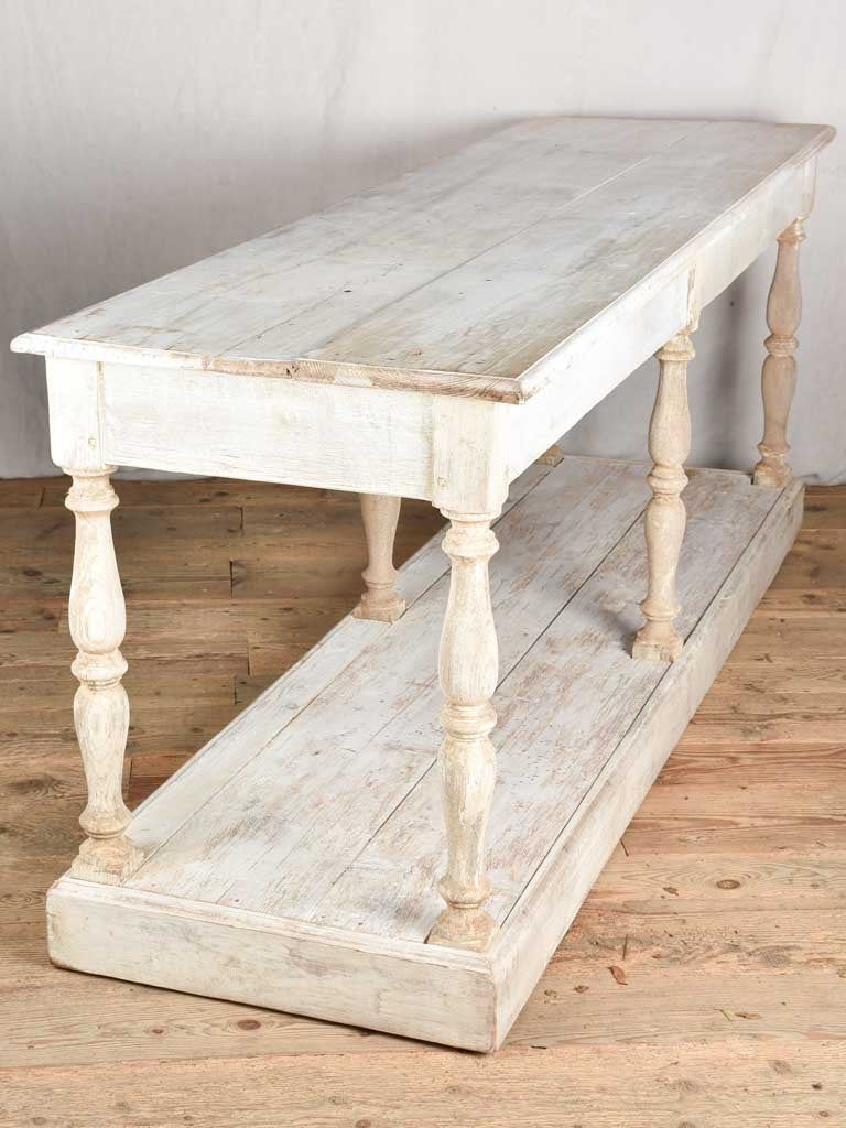 Antique French draper's table - 89¾"