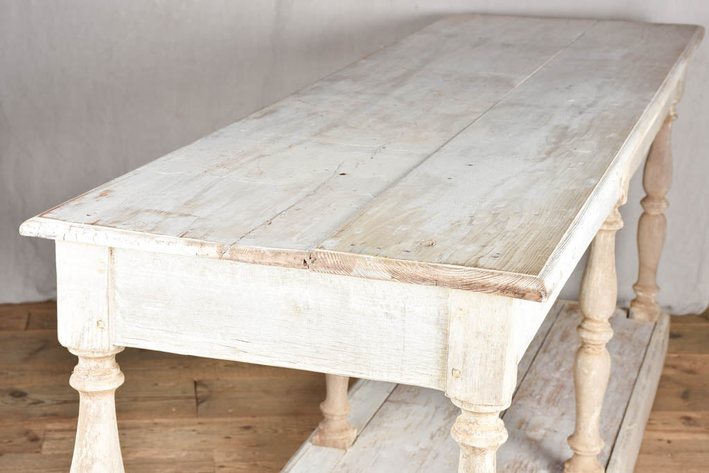 Antique French draper's table - 89¾"